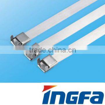 304 material metal cable tie for length 150mm to 100mm