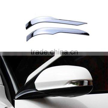 1 Pair ABS Decorative Trim Rear View Mirror Rubbing Strip Chrome Mirror Cover Strip For Honda HRV HR-V 2014 2015