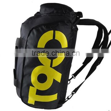 Waterproof polyester outdoor men luggage travel gym backpack sports bag