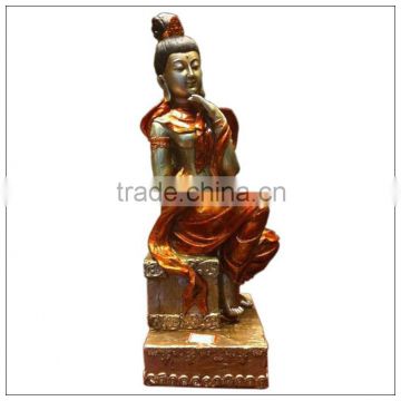 Chinese Kuan yin statue ,resin sculpture indoor decorative statue