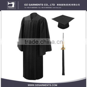 Unisex College Deluxe Black Bachelor Graduation Gown