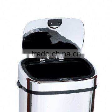 8 10 13 Gallon Infrared Touchless Dustbin Stainless Steel Waste Bin Type of Waste Bin SD-007 photo-5