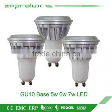 modern 7W wide degree gu10 led 6w spotlight