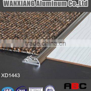 Fashion design aluminium flooring profile edge for carpet -XD1443