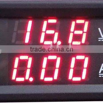 Double RED LED display Amp/Volt Meter voltmeter Ammeter