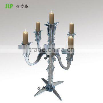 acrylic crystal candle holder