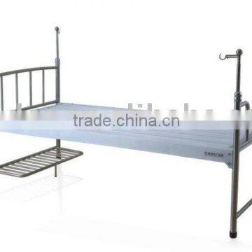 Semi-stainless Steel Flat Hospital Bed