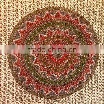 Elephant stars hippy tapestry bedspread artworkindian mandala handmade natural art wall hanging