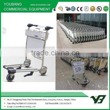 Best Selling High Quality Stainless steel Airport Trolley,airport luggage cart,airport baggage trolley