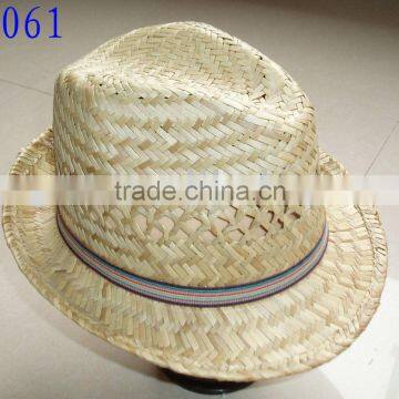 hollow straw hat