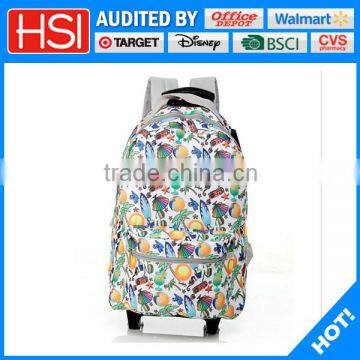 stationery items wholesale trolley school bags for teenagers