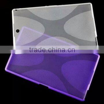 TPU X-line case for Sony Z3 tablet compact SGP621 SGP641 Gel soft cover