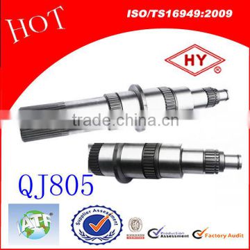 QJ805 gearbox parts output shaft for higer bus (1280304069)