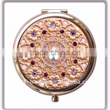 Heart Plain Printing Pcket Mirror