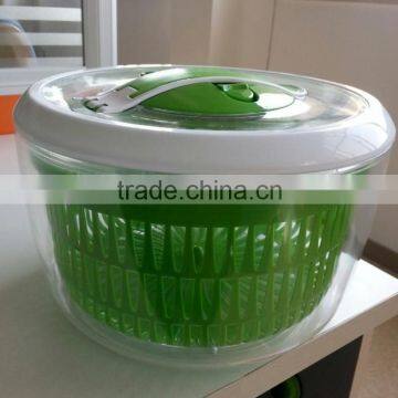 New plastic salad spinner with stopper system