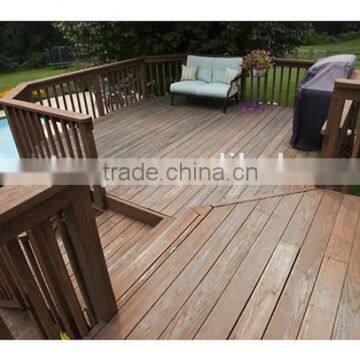 outdoor WPC easy to install composite gazebo decking floor