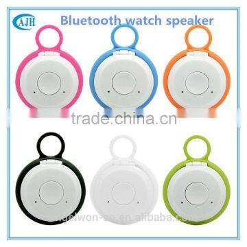 Self-portrait anti-lost function mini wireless bluetooth watch speaker with Microphone