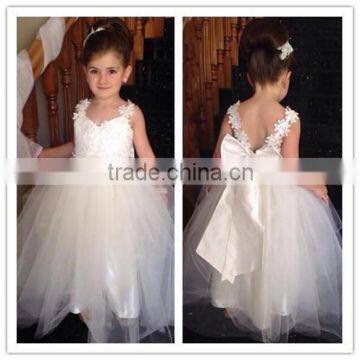 (MY2671) MARRY YOU 2016 Children Wedding Dress Spaghetti Strap vintage Lace Flower Girl Desses                        
                                                Quality Choice