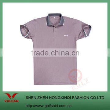 mens fashion solid color Promotional Cotton Polo shirt