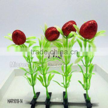 Cute Headwear Plant Grass Hairpin Antenna Sprout Hairclips Flowers for Hair