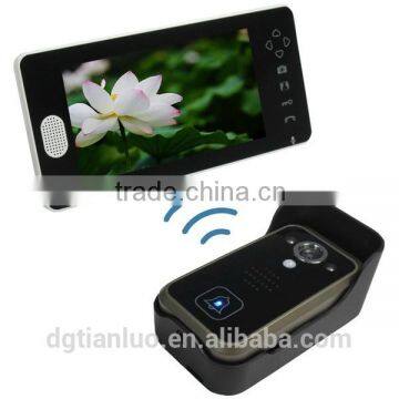 2.4GHz Digital Video Door Phone Intercom With Remote Door Release