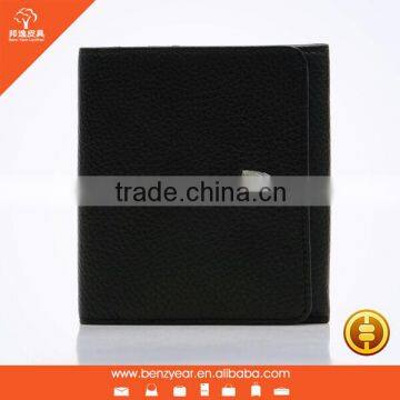 Guangzhou OEM/ODM Leather Wallet Supplier Luxury Authentic Rfid Blocking Leather Wallet for Men