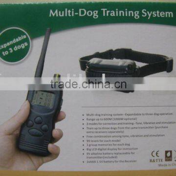 100 level with lcd display multi-dog training system -1000M