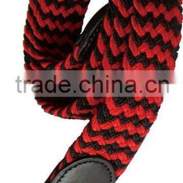 Braided webbing knitted Belt