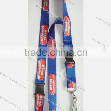 sublimation printed lanyard