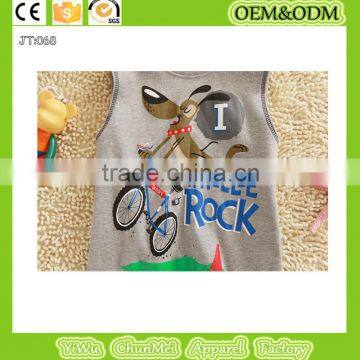 2015 Mouse T-shirt Sleeveless t Shirt 100% Cotton t Shirt Baby Clothes Wholesale Price Organic Kids photo-4