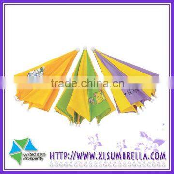 30cm Manual open Sun Kids hat umbrella