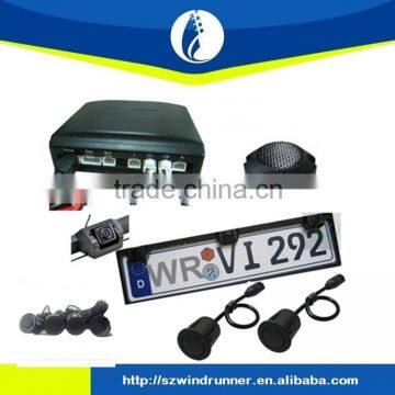 2015 Car license plate frame rearview camera with parking sensor