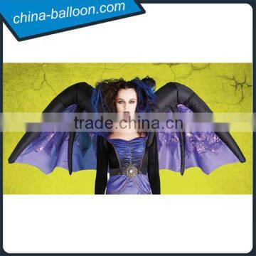 Amazing inflatable bat wings for sale/Halloween decoration wings for adult