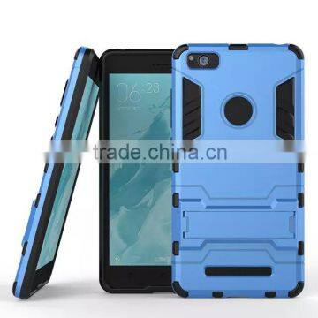 Iron-Bear Stand Rugged Hybrid Armor Phone Case Back Cover For Xiaomi Mi4c