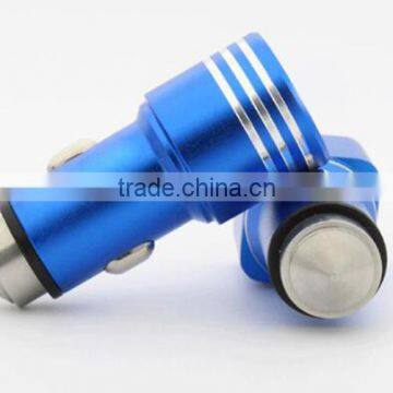 High Quality Fast Charging Metal Multiple Cell Mobile Phone Car Charger in China