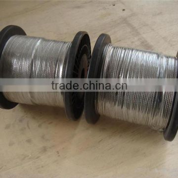 elevator steel wire rope/high quality steel wire rod/stainless steel wire with free samples