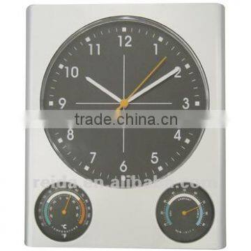 Weather station wall clock