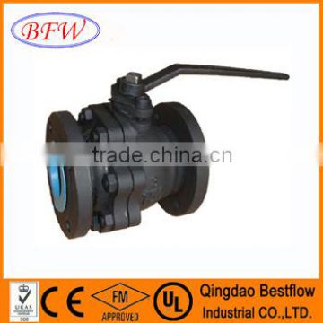 1.6MPa DIN3357 PTFE Seat Cast Iron Ball Valve