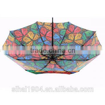 Automatic Design Light Frame Promotion Custom 3 Foldable Umbrella photo-3