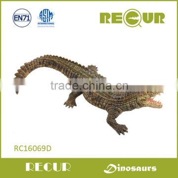 RECUR Educational toy plastic animal model toys soft PVC vinyl animal figure Deinosuchus toys