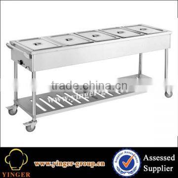 commercial electric stainless steel hot soup bain marie dimensions