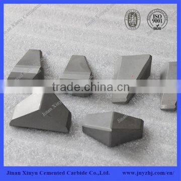 Tungsten carbide shield cutter tips