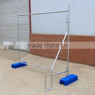 UV Resistant Anti Ageing Temporary Fence Stands Concrete