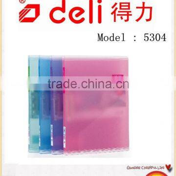 Deli Strong fashion color folder , A4 folder model 5304