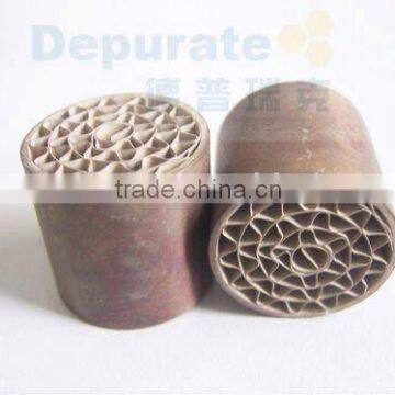 Euro 4 motorcycle exhaust metal honeycomb catalyst