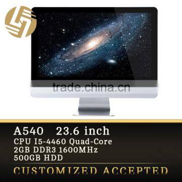 Ultra thin desktop i5 intel cpu ddr3 2gb aio computer