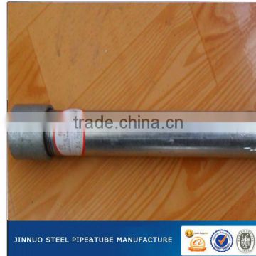 with cap and coupler made in china BS1387 erw pipe