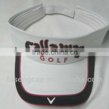 Promotional cotton sun visor caps/delicate comfortable sun visor hats