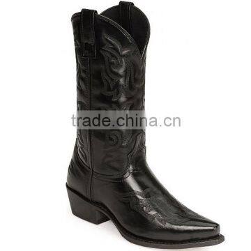 black brown cowgirl&cowboy genuine leather western boots wholesale