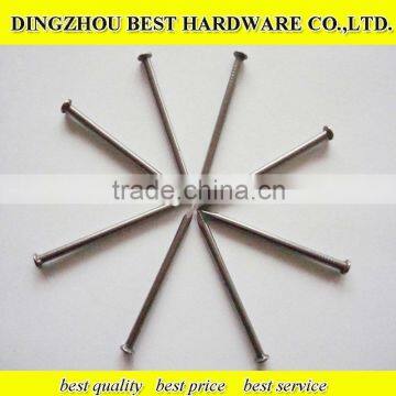 Iron polished common nails with smooth shank